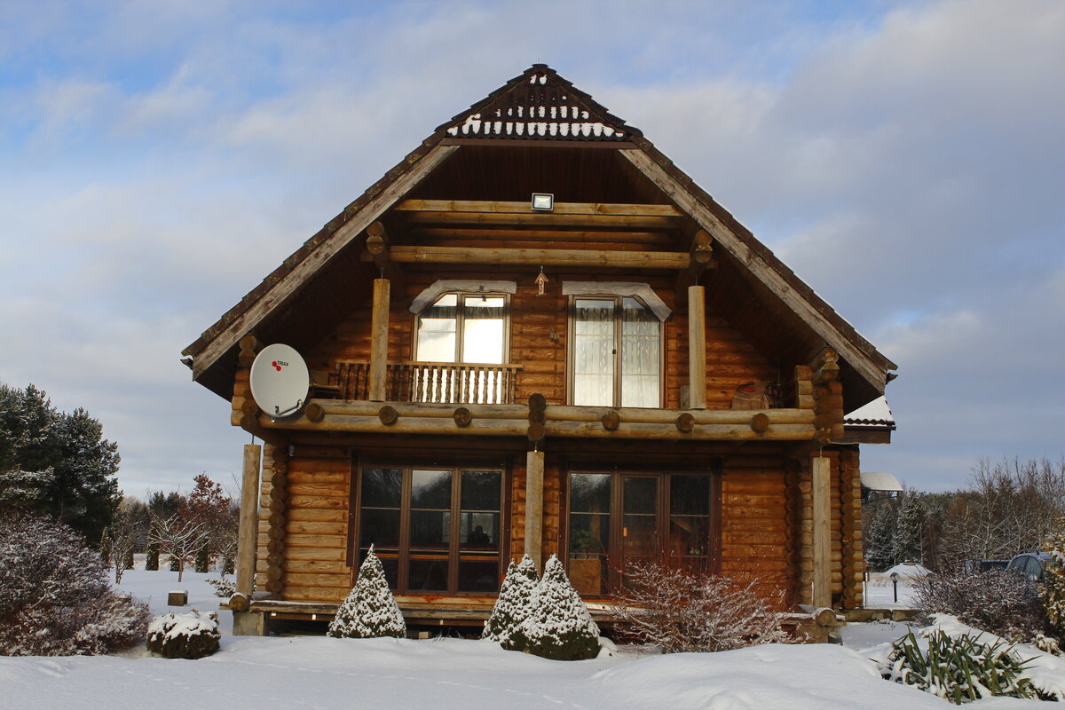дом сруб фото
