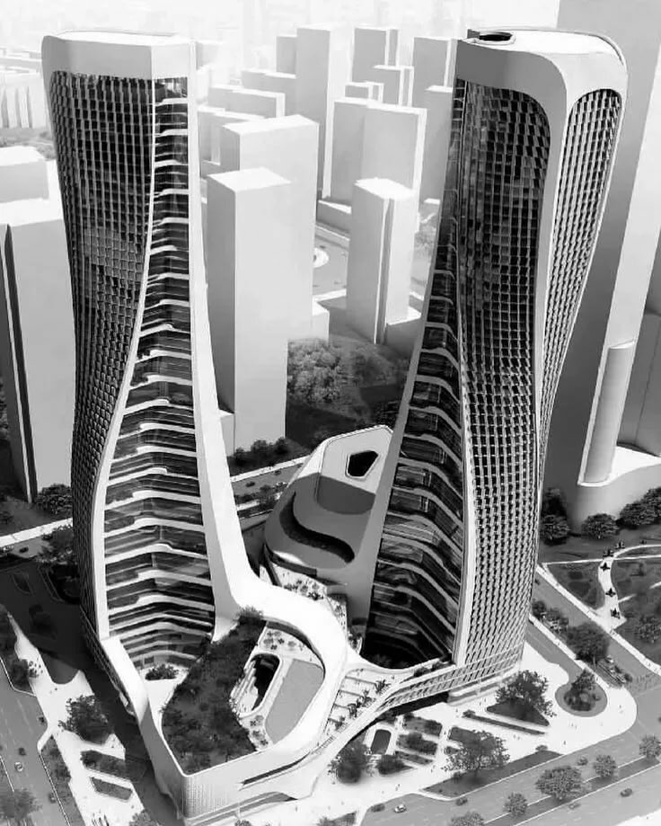бионическая башня лава абу-даби архитектура фото