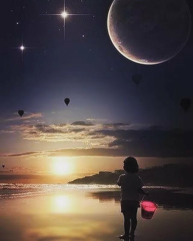 луна мечта солнца фото