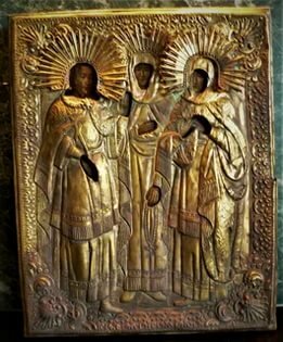 металлическая икона избранные святые фото