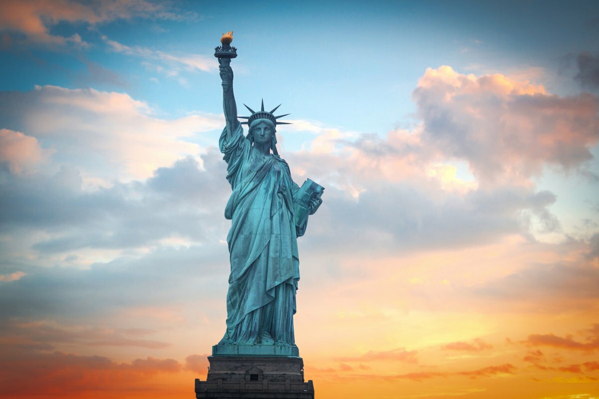 сша статуя свободы фото