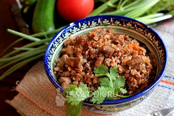 гречневая каша по-купечески фото
