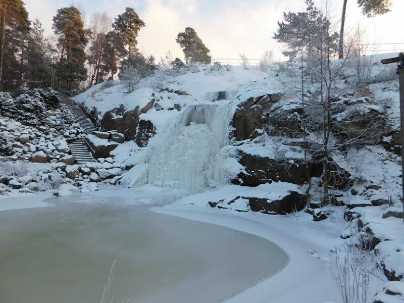 водопад кивач фото