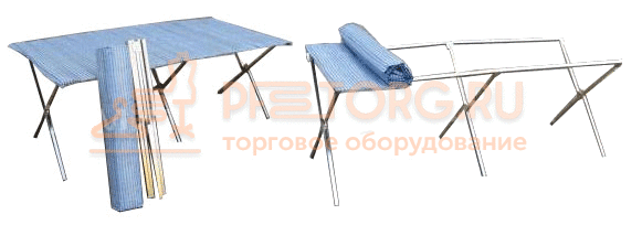 торговый стол раскладной для уличной торговли фото