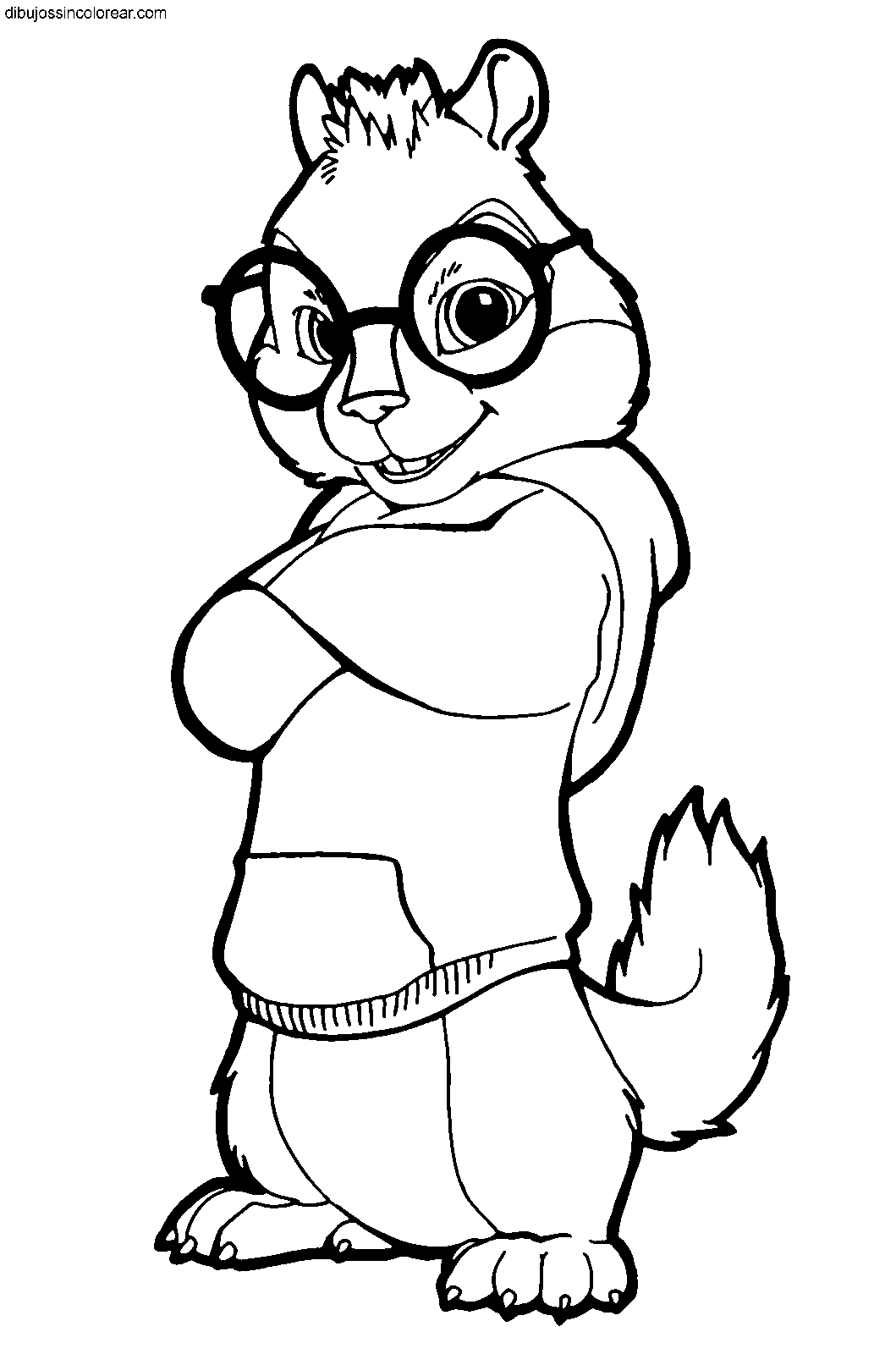 Раскраски Бурундуки Распечатать