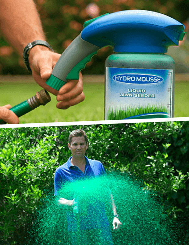 жидкий газон hydro mousse фото
