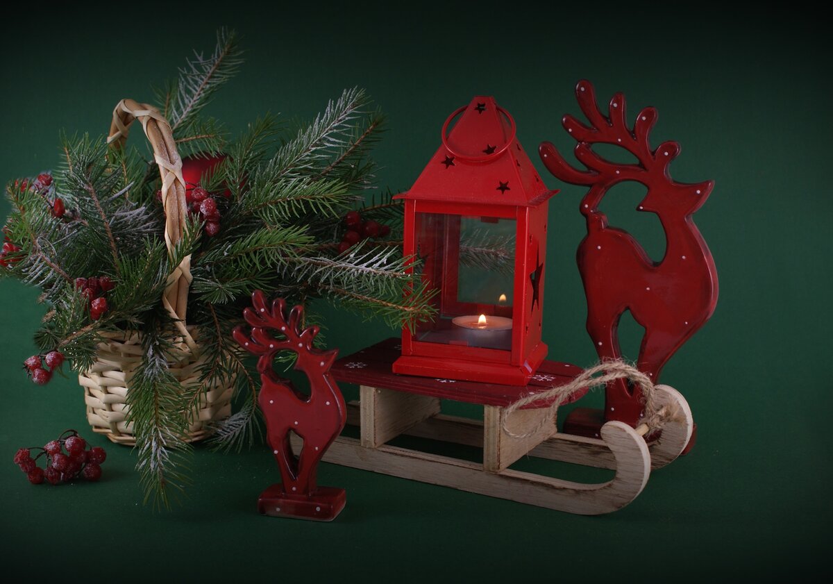сани декоративные новогодние фото