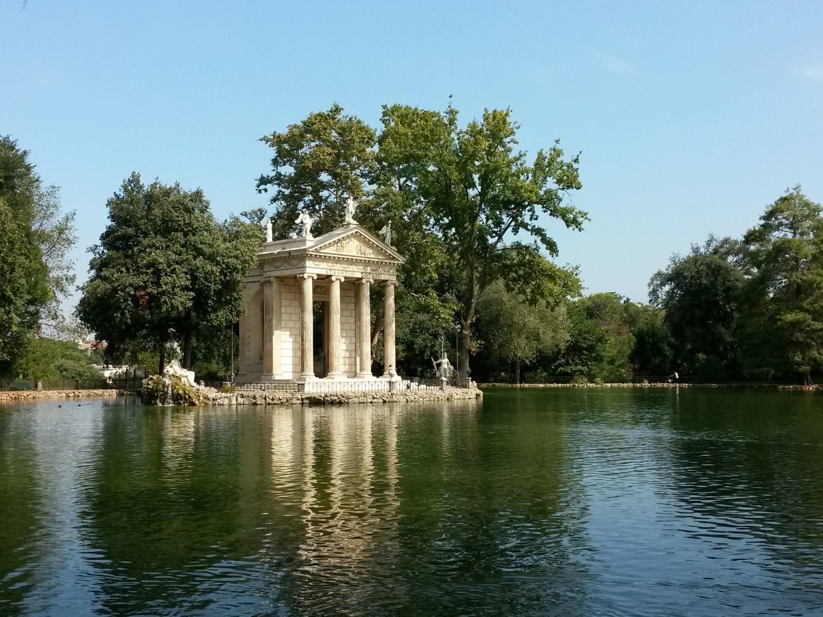 парк боргезе в риме фото