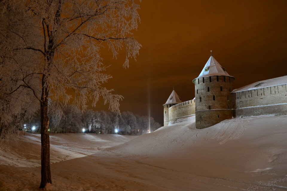 новгородский кремль великий новгород зима фото