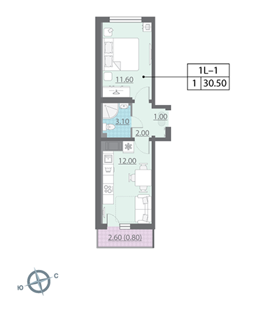 планировка квартир жк цветной город дом 2 фото