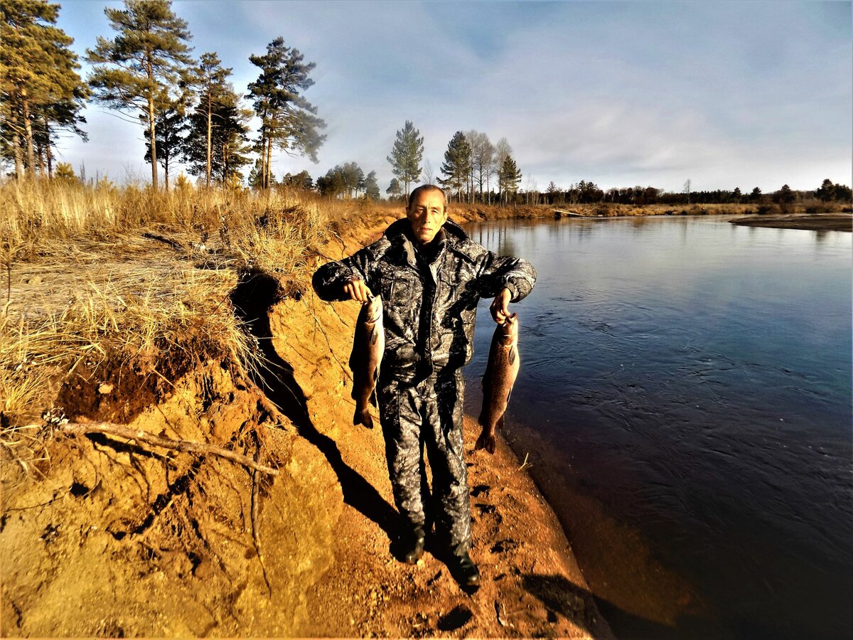 рыбалка на реке фото