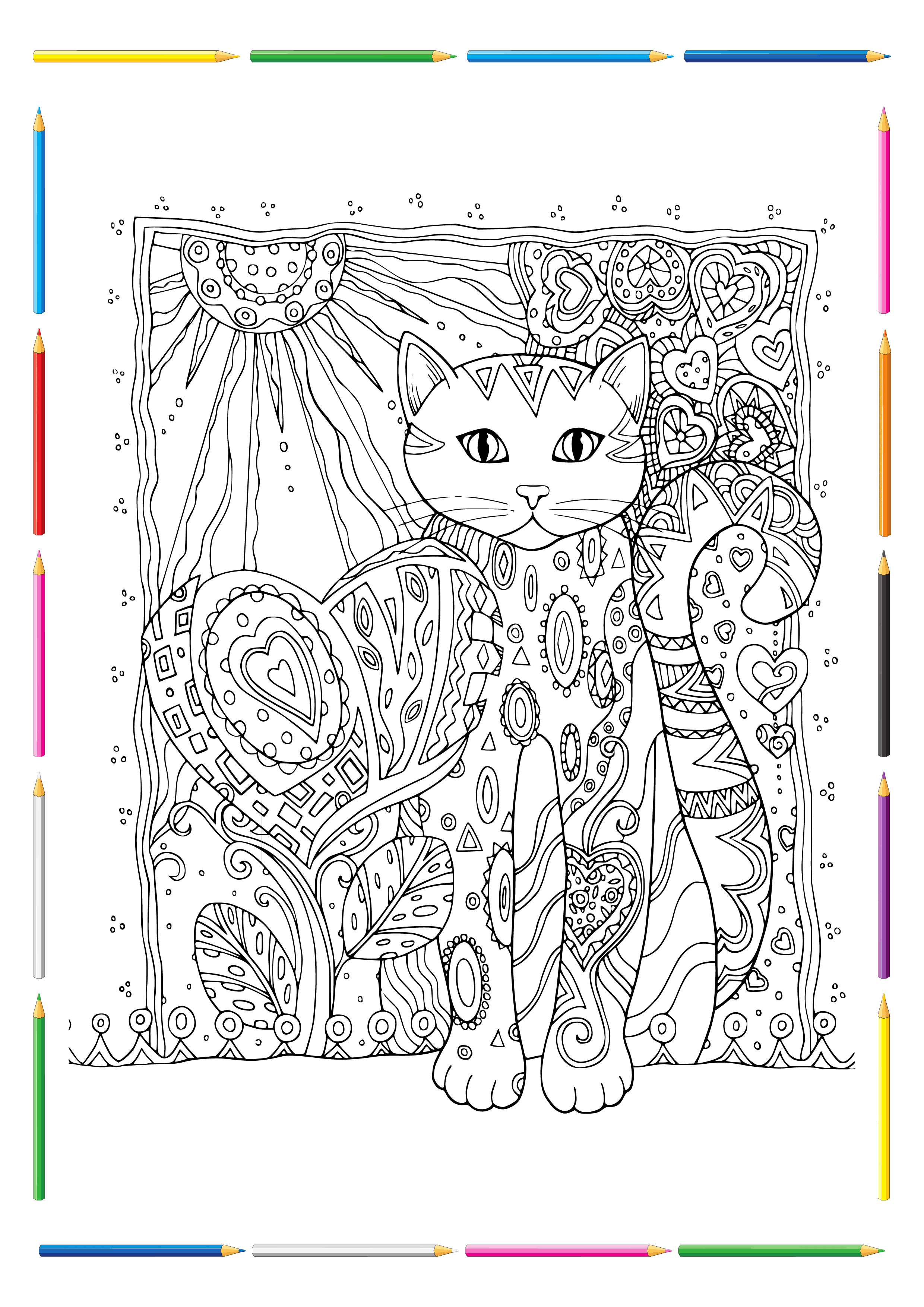 Раскраски Картины Распечатать