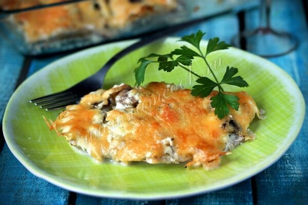 мясо по французски из курицы фото