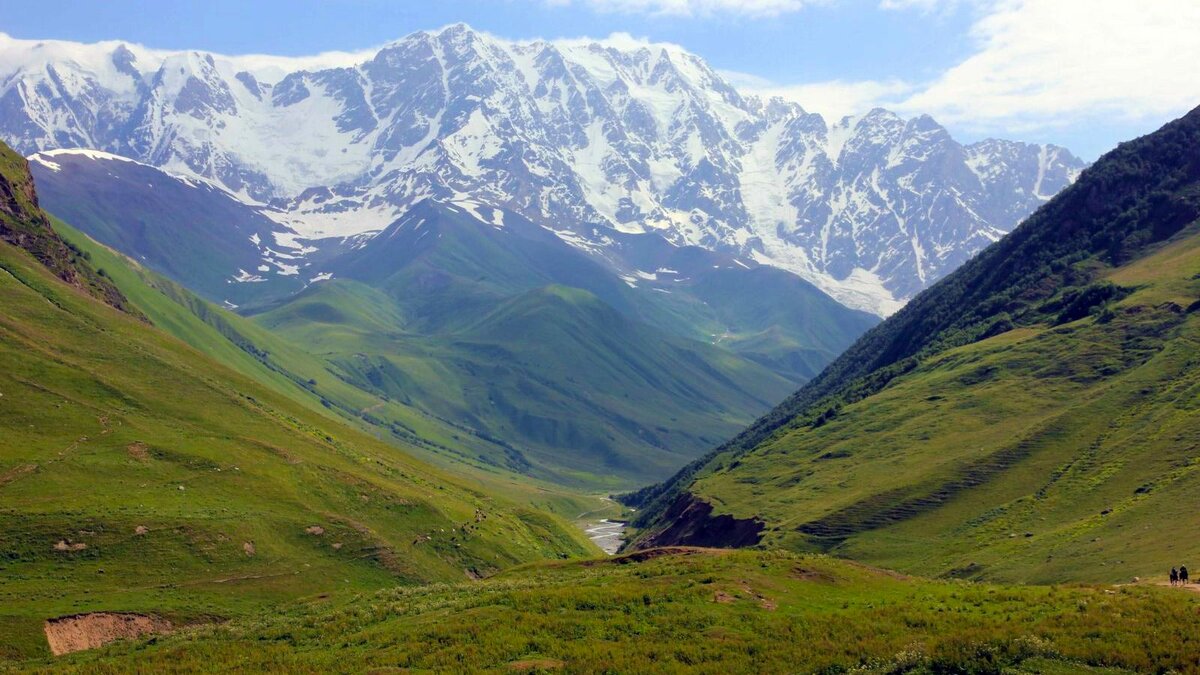 Село Ушгули. Сванетия. Грузия.