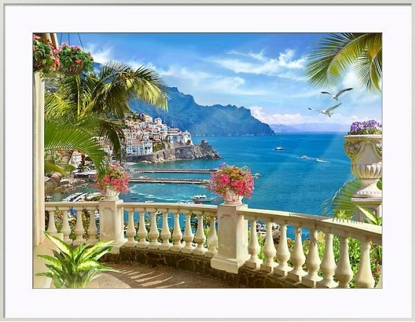 фреска аффреско арка море фото
