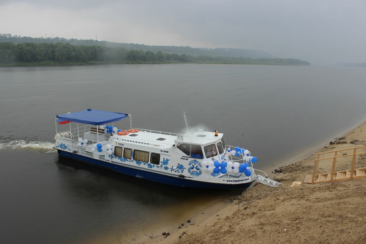 речной трамвайчик в нижнем новгороде фото