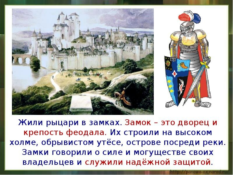 средние века время рыцарей и замков фото