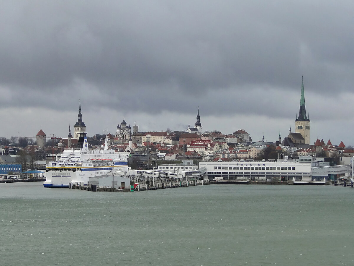 таллинн вид с моря фото