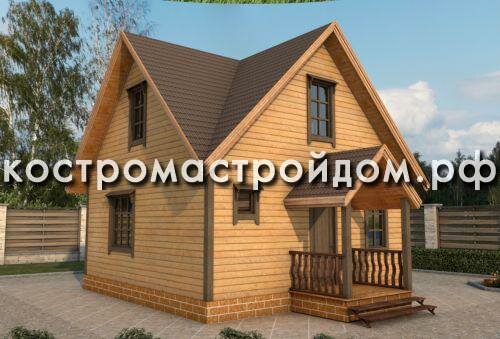 дом из бруса фото
