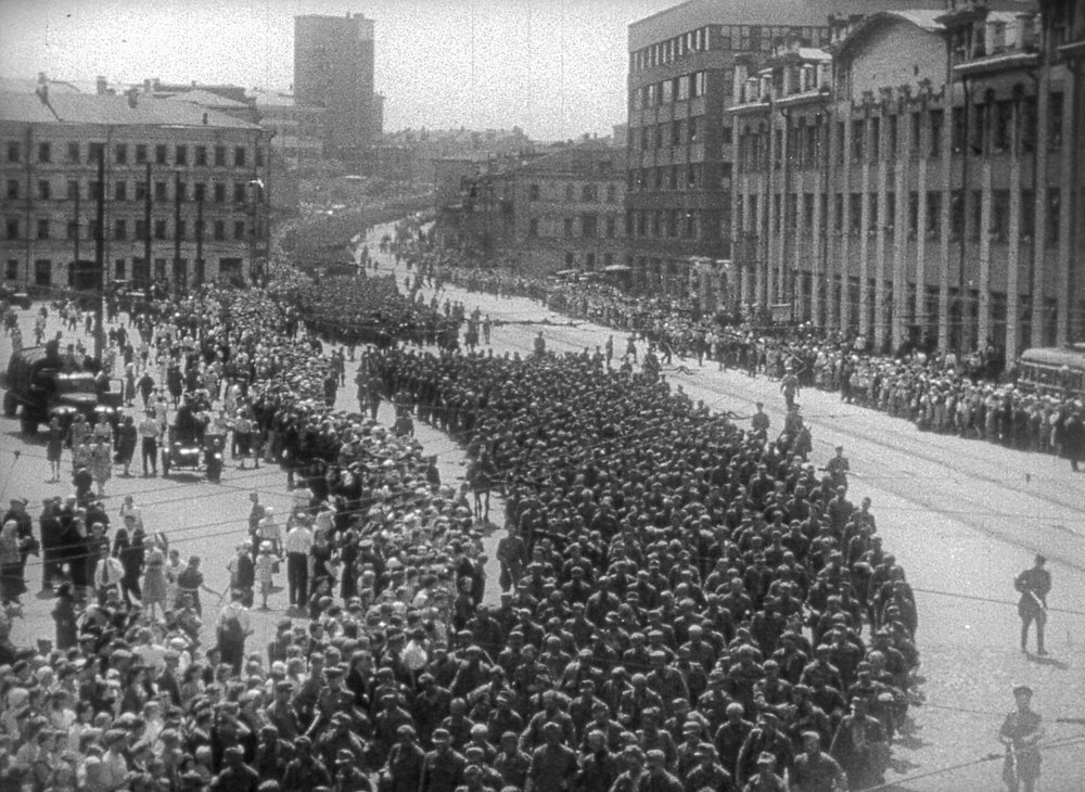 парад пленных немцев в москве 1944 фото