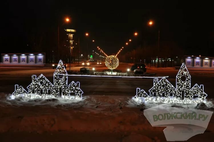 новогодний волжский 2021 фото