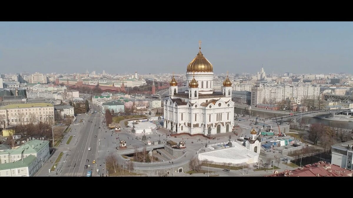 храм христа спасителя с высоты фото