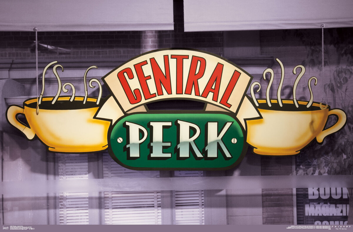central perk cafe friends логотип фото