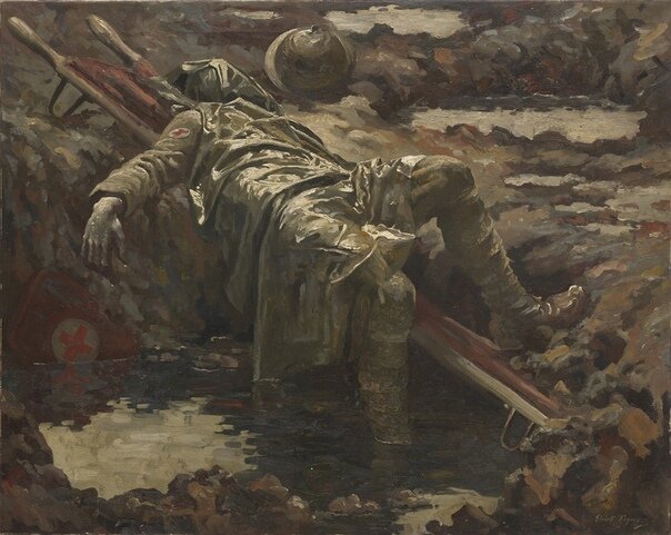 hans larwin "солдат и смерть", 1917 год. фото