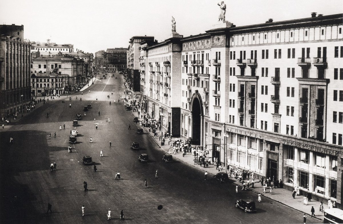улица горького (тверская) москвы 1939 фото