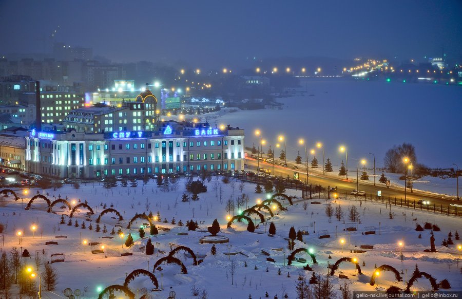 красивые места в казани зимой фото