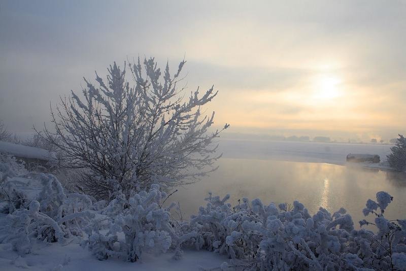 зима в сибири красота фото