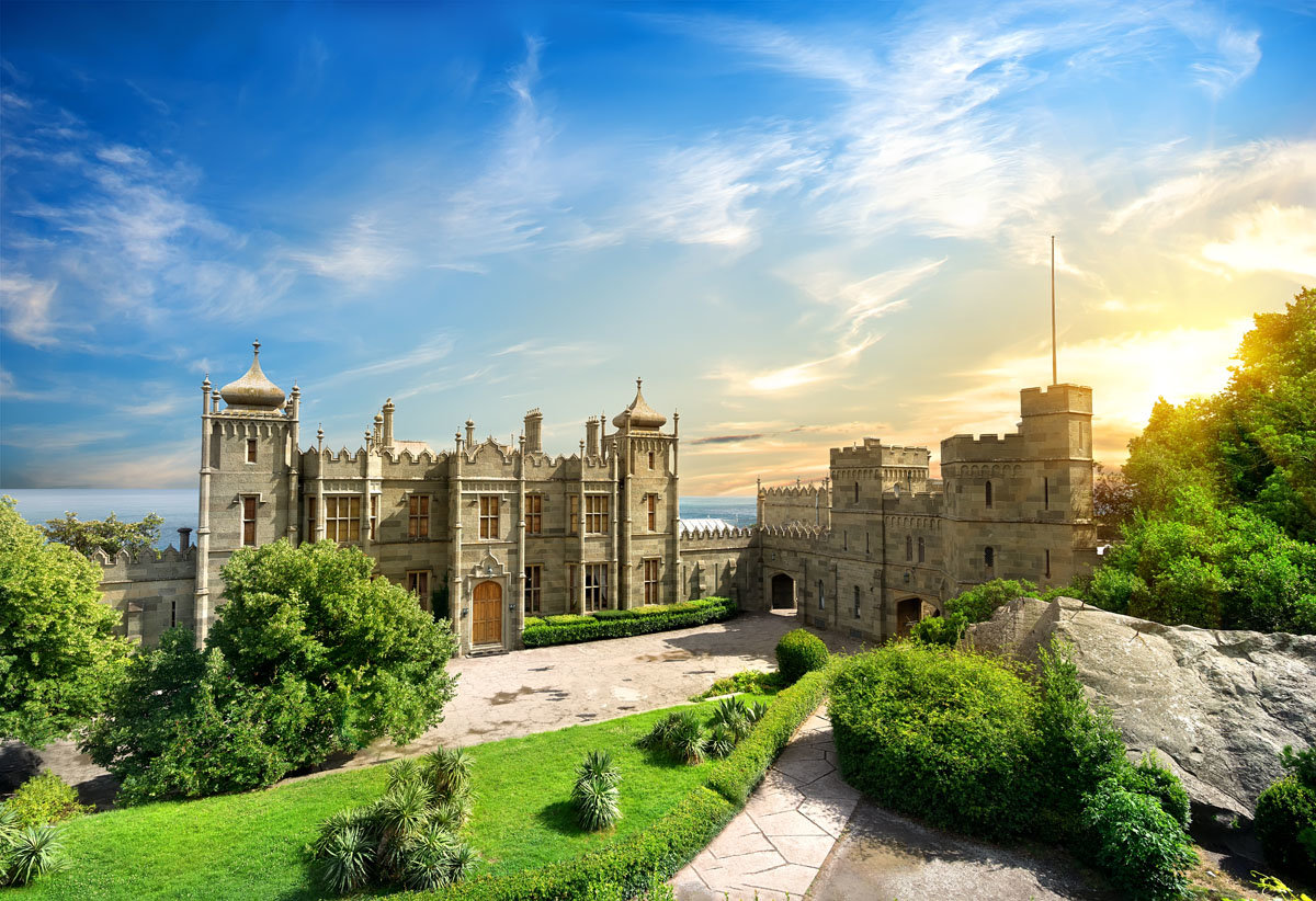алупка воронцовский дворец фото