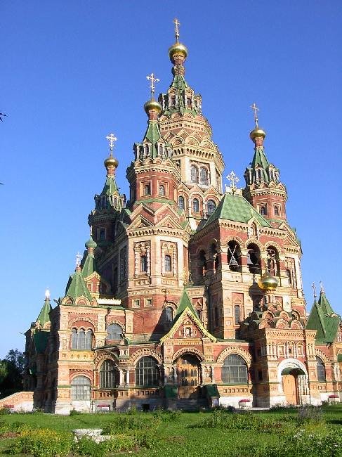 собор петра и павла в петергофе фото