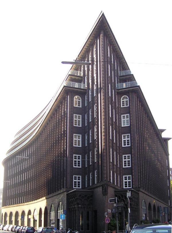 chilehaus в гамбурге фото