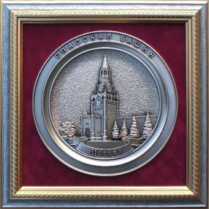 плакетка спасская башня фото