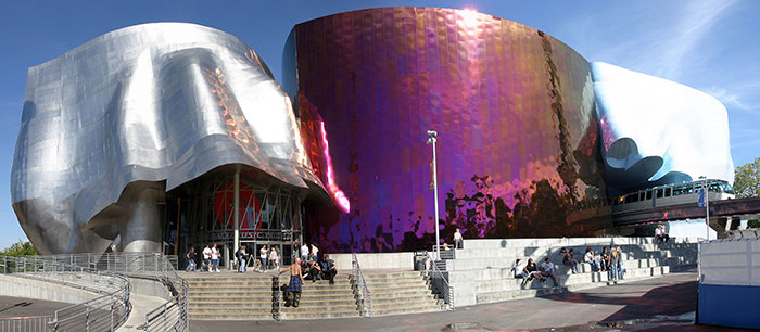 emp музей (арх. фрэнк гери, сиэтл, вашингтон фото
