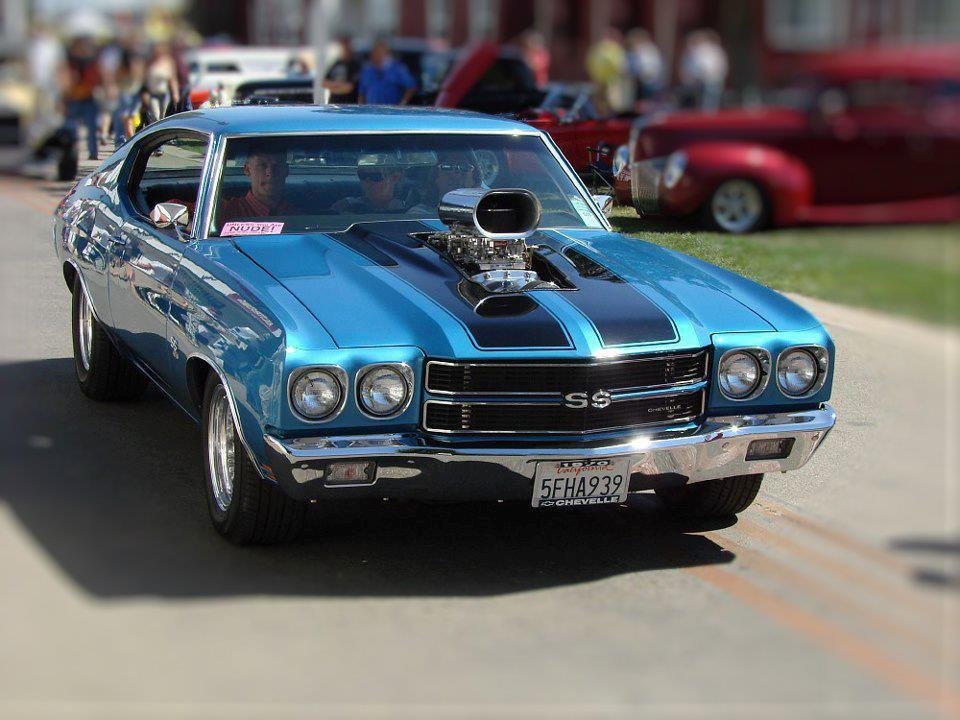 chevelle ss голубой 1969 фото