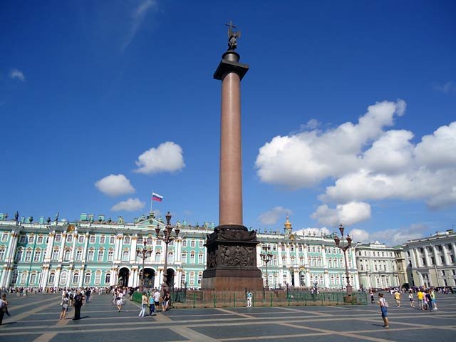 александровская колонна санкт петербург фото
