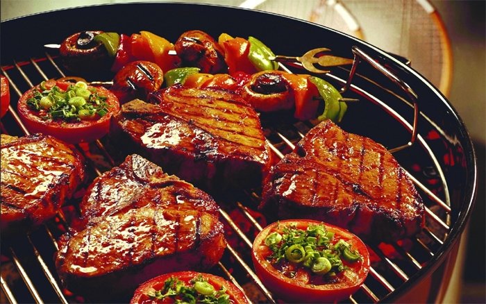 мясо на гриле фото