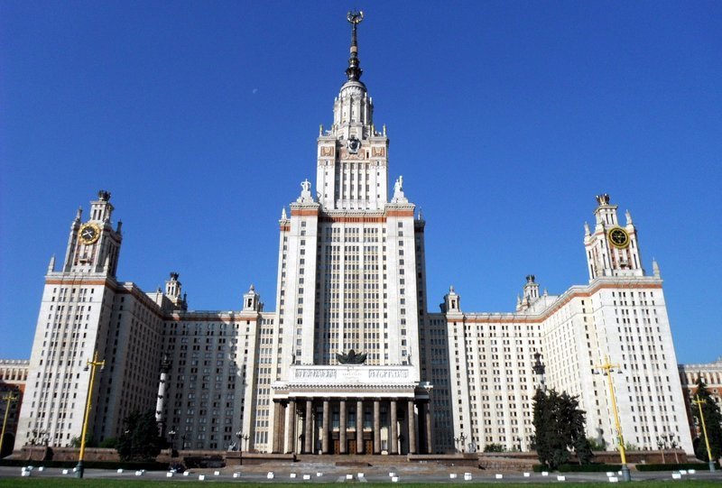 сталинские высотки мгу фото