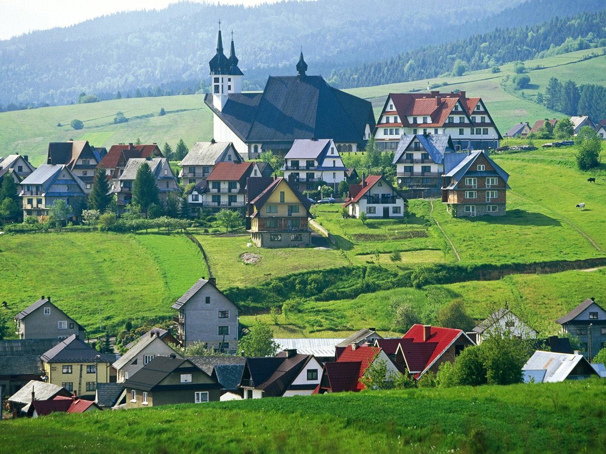 деревни польши фото