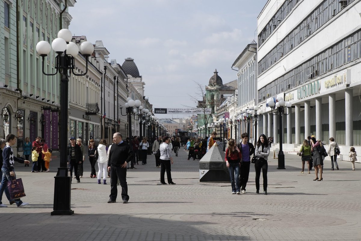 казань пешеходная улица баумана фото