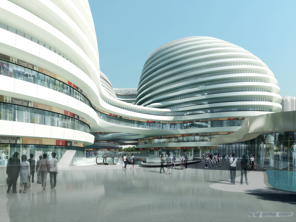 комплекс galaxy soho в пекине фото
