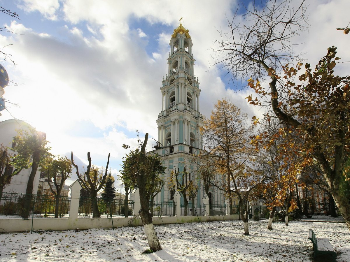 сергиев посад колокольня троице-сергиевой лавры фото