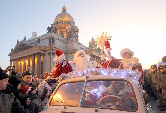 встреча нового года в мире фото