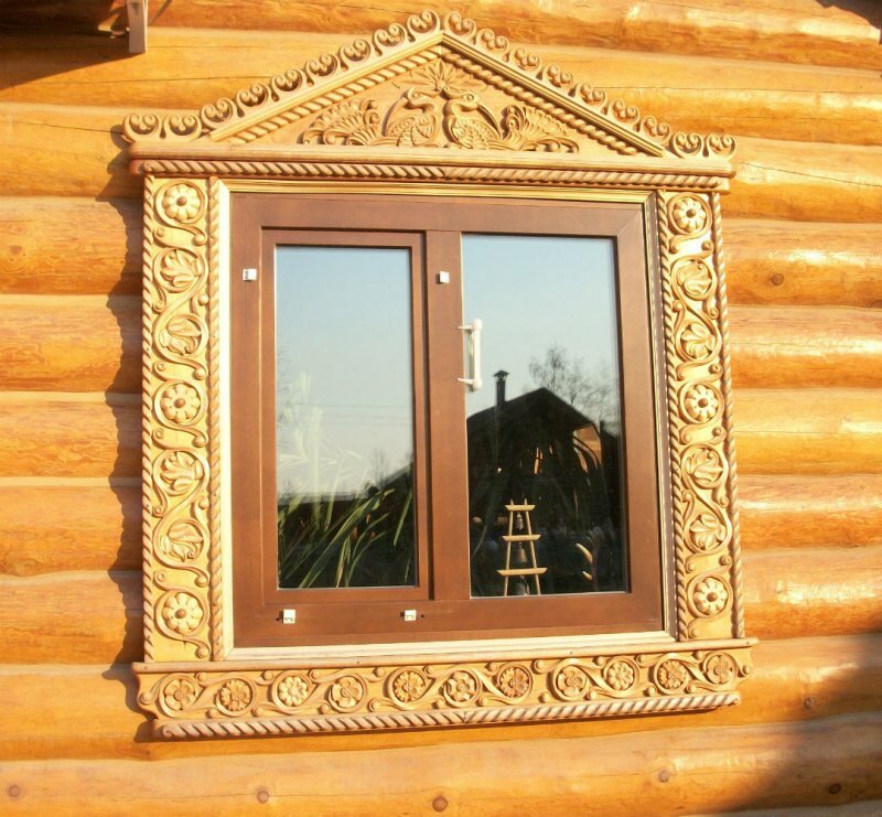 наличники на окна в деревянном доме фото