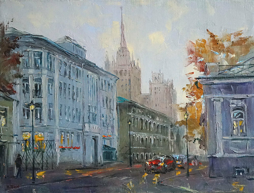 покровский бульвар в живописи фото