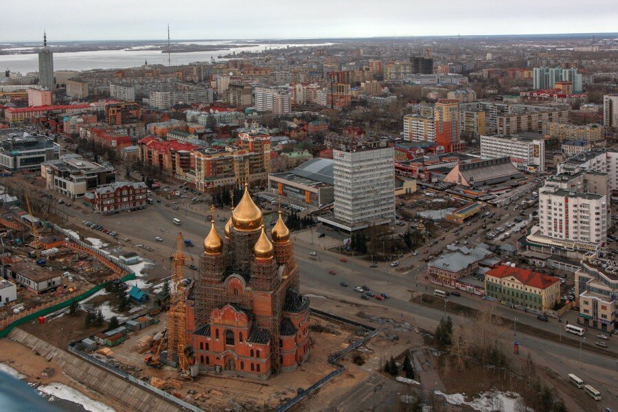 архангельск вид сверху фото
