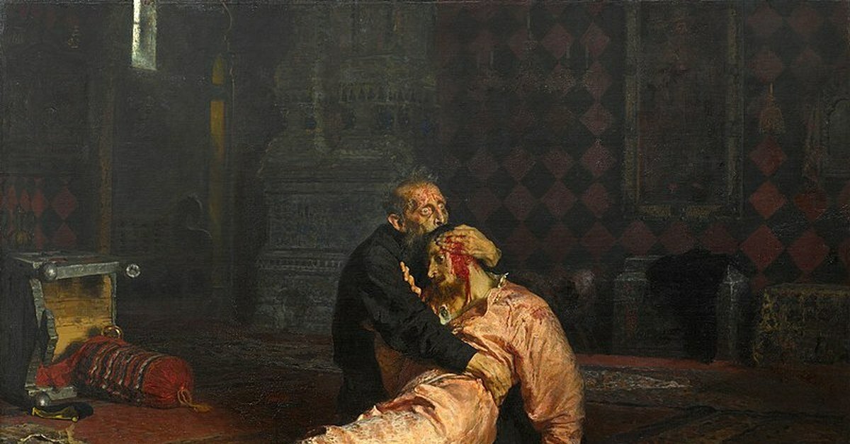 репин иван грозный фото
