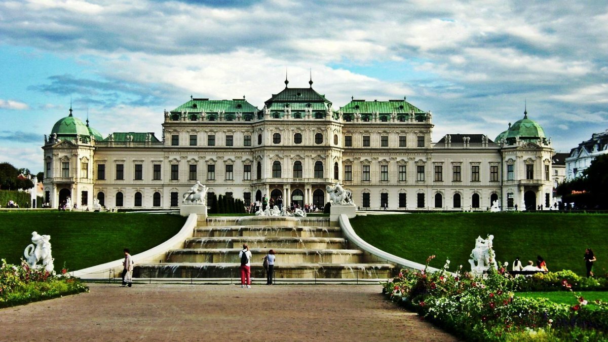 дворец бельведер в вене фото